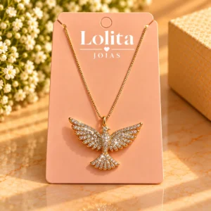 Colar Espírito Santo Cravejado – Lolita Joias